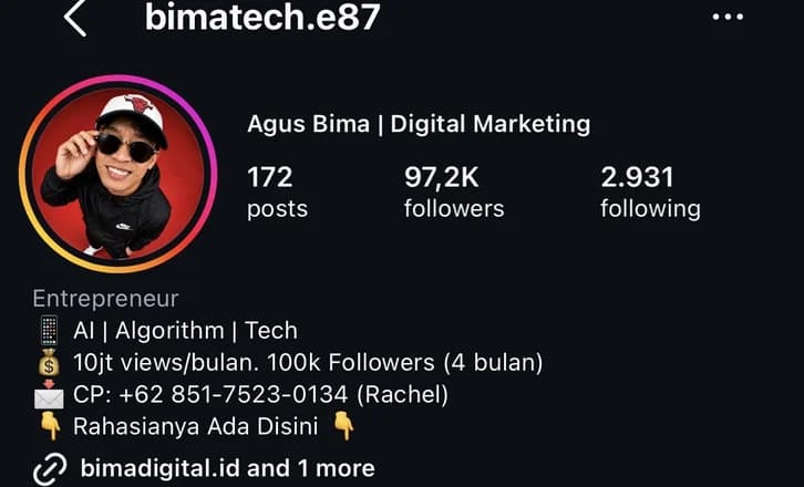 bimatech.e87 — 97,2 ribu follower di Instagram