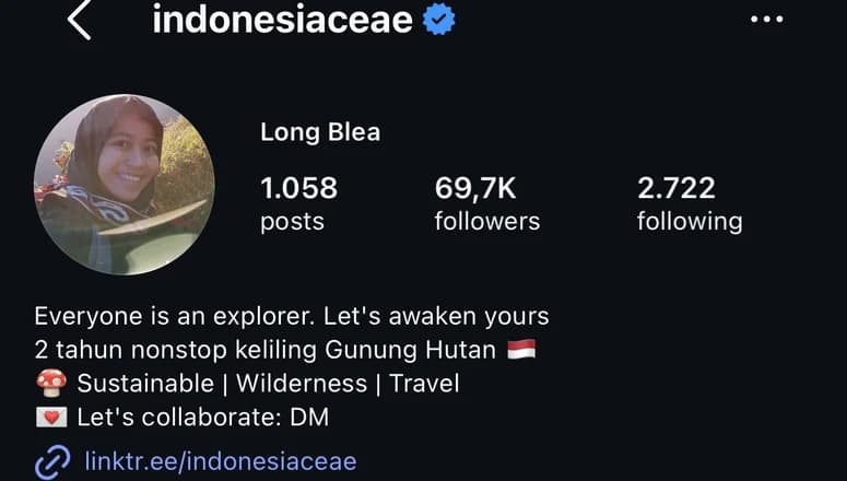 indonesiaceae — 69,7 ribu follower di Instagram
